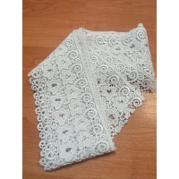 Gipiura biała Gruba Koronka do ozdabiania i dekoracji szerokość 9cm